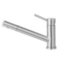 Solid Stainless Steel Pull Out Single Hole Kitchen Faucet