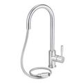 Solid Stainless Steel Single Hold Pull Down Kitchen Faucet