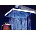 8 Square Multi Color Led Rain Shower Head
