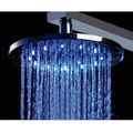 8 Round Multi Color Led Rain Shower Head