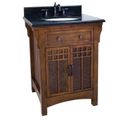 Lyn Designs Wescott Wright Vanity With Mica Glass
