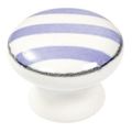 Belwith Keeler Eclectic Accents Blue Stripe Knob