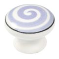 Belwith Keeler Eclectic Accents Blue Swirl Knob