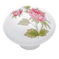 Belwith Keeler English Cozy Pink Rose Knob