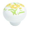 Belwith Keeler English Cozy Yellow Flower Knob