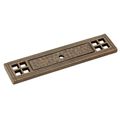 Belwith Keeler Kingston Arts And Crafts Backplate For Knob