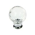 Belwith Keeler Luster Glass Faceted Knob