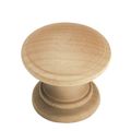 Belwith Keeler Natural Woodcraft 1 1/4 Inch Round Knob