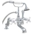 Restorers Adjustable Spread Code Style 7 Inch Deck Mount Tub Faucet