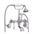Restorers Adjustable Spread Wall Mount  Style Tub Faucet With Threaded Fitting