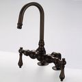 Restorers Vintage 3 3/8 Inch Spread Deck L Mount Code Goose Neck Tub Faucet