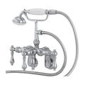 Restorers Vintage Adjustable Spread Non-Code Down Spout Tub Faucet With Hand Shower