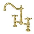 Heritage 8 Inch Deck Mount Kitchen Faucet