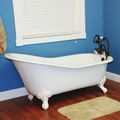 Restorers 67 Inch Slipper Clawfoot Cast Iron Bath Tub