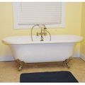 Restorers 70 Inch Dual End Clawfoot Acrylic Bath Tub