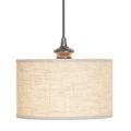 Worth Home Linen Drum Instant Pendant Light