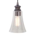 Worth Home Clear Glass Instant Pendant Light