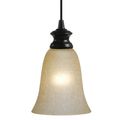 Worth Home Linen Glass Instant Pendant Light