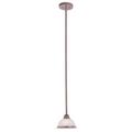 Livex Lighting Home Basics 1 Light Weathered Brick Mini Pendant Light