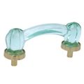 CLASSIC GLASS BRIDGE HANDLE - 4 1/4 OAL