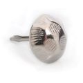 S535-100 SHINY NICKEL TAC K HAMMERED HEAD