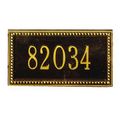 EGG & DART PERSONALIZED PLAQUE