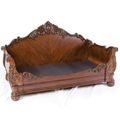 WOOD STAINED DAYBED (NO MATTRESS)  *DS*PPD*