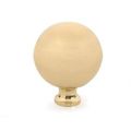 BRASS CANNONBALL FINIAL