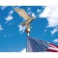 LARGE GOLD BRONZE EAGLE FLAGPOLE   *DS*