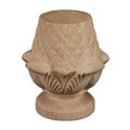 Legacy Artisan Pineapple Carved Bun Foot