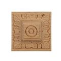 Legacy Artisan 3 1/8 Inch Leaf And Bullseye Rosette