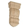 Legacy Artisan 9 1/2 Inch Leaf Corbel With Dentil And Bead