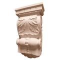 Legacy Artisan 13 1/4 Inch Leaf Corbel With Dentil And Bead