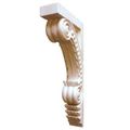 Legacy Artisan 23 1/8 Inch Leaf Corbel With Bead