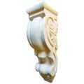 Legacy Artisan 27 1/4 Inch Scroll Corbel With Leaf