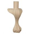 Legacy Artisan 13 Inch Square Corner Ball And Claw Furniture Leg
