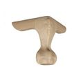 Legacy Artisan 6 1/4 Inch Round Corner Ball And Claw Furniture Leg