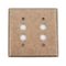 DOUBLE PUSHBUTTON SWITCHPLATE