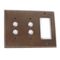 DBL PUSHBUTTON WITH GFI OUTLET