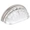 SCALLOPED GLASS BIN PULL
