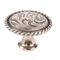 FLOWER ENGRAVED KNOB - 1 1/2 DIAM