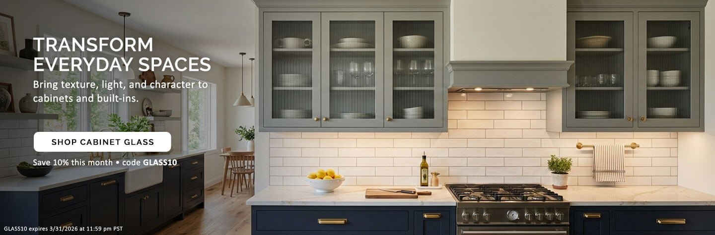 10% OFF Decorative Glass