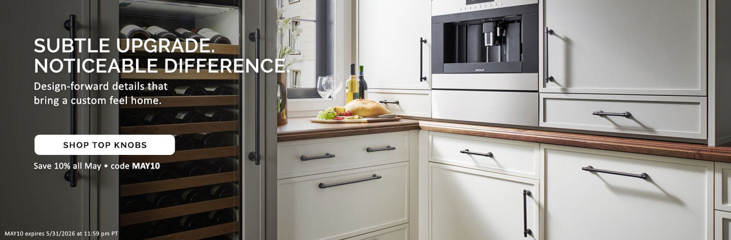 10% Off Top Knobs with code MAY10