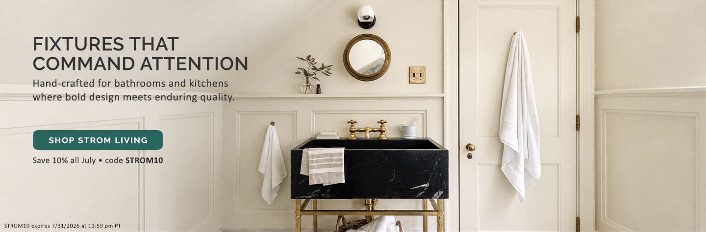 10% Off Strom Living Kitchen and Bath Fixtures with code STROM10