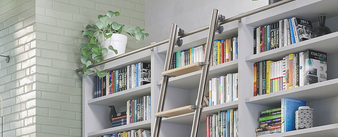 Library Style Ladders Home Libraries With Ladders | Library Ladders