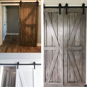 space-saving barn doors
