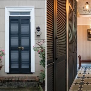 louvered doors for interior and exterior
