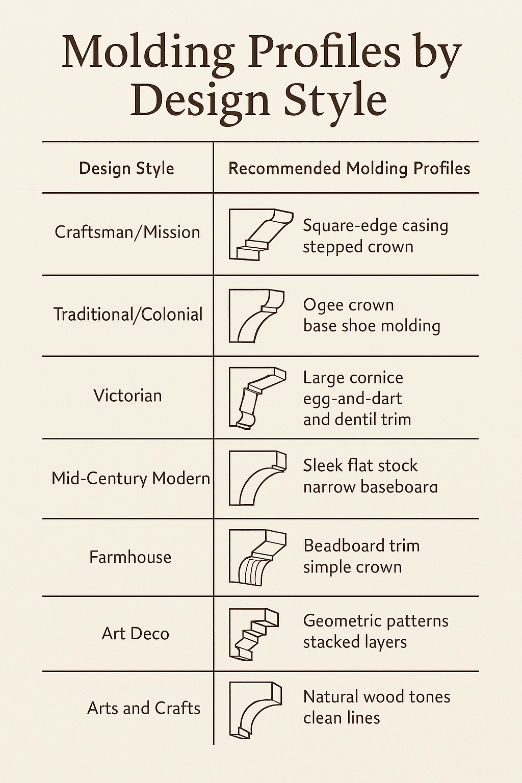 moulding by design style