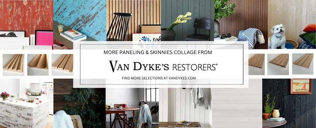 accent wall paneling in different sizes and finishes