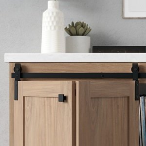 mini bifold rolling barn doors on furniture